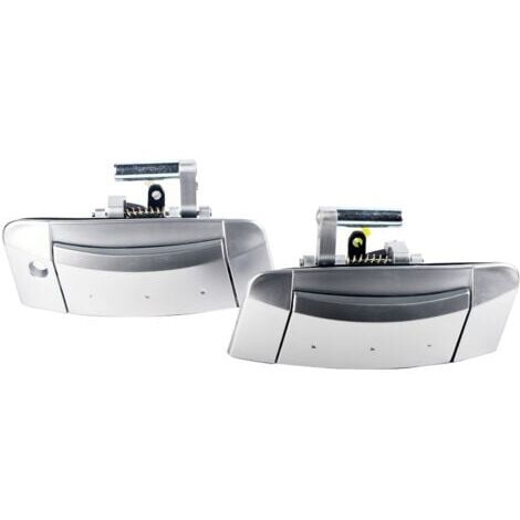 Poignées De Porte Extérieures Gauche + Droite Peintes Argent Pour Nissan 350Z 2003-2009 - Set De 2