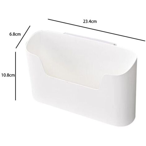 EigPluy 2 Boîtes Rangement Adhésives - Organisateur Porte Armoire Cuisine Salle De Bain Sans Percage