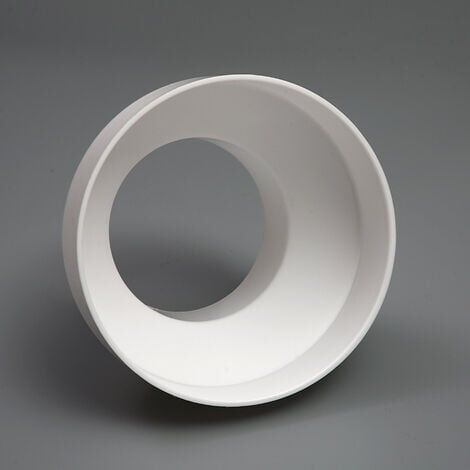 2 Réducteurs/séparateurs PVC 3 Voies 2x2x2 Pouces - Forme En Y Blanc, Pour Conduit Ventilation Air