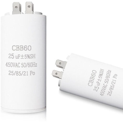 Condensateur De Démarrage 22µF 450VAC BeMatik AB091-VCES – Pour Moteur Électrique Fiable