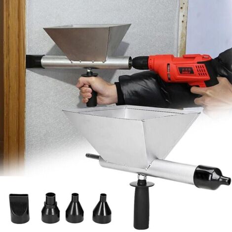 Lot De 2 Pistolets à Coulis De Ciment Avec 8 Buses + Accessoires – Pompe à Mortier