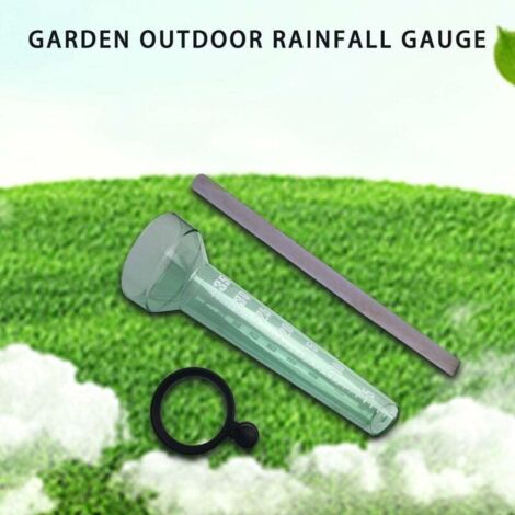Pluviomètre Professionnel En Plastique - Capacité 35 Mm, Hauteur 24,5 Cm, Pour Jardin, Extérieur