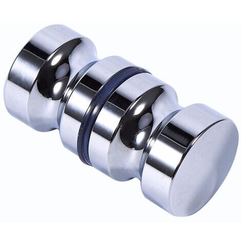 Poignée De Porte Salle De Bain,2 Pièces Bouton De Porte De Douche En Verre Poignee De Porte De Douche En Alliage Daluminium Pour Salle De Bain Bureau Hotel 90386071