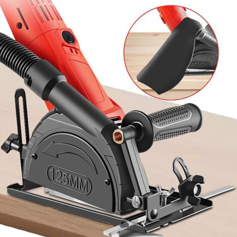 Support Guide Pour Meuleuse D'angle 100-125 Mm - Réglable 0 à 45° - Fixation Stable Pour Coupes Précises