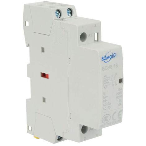 Contacteur AC Rail DIN 40A 2 Pôles 230V – Keenso, Silencieux, Économe, Installation Facile – Idéal Maison & Industrie