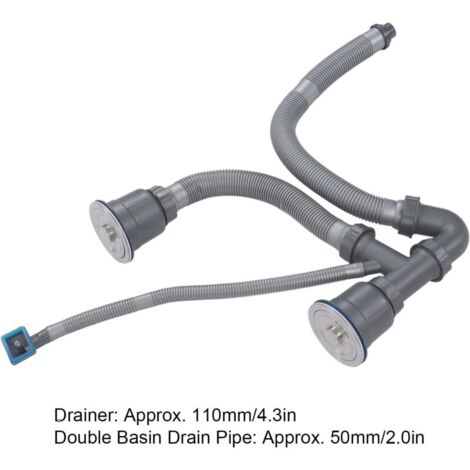 4 Tuyaux D'évacuation Pliables Et Extensibles Pour Camping-car/caravane - Longueur Initiale 35 Cm, S'étire Jusqu'à ~80 Cm, Diamètre 29,5 Mm