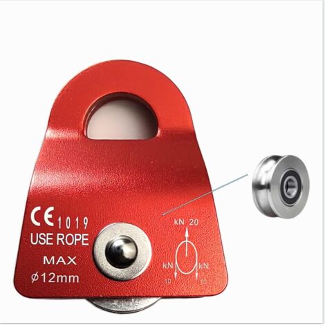 Poulie De Renvoi En Alliage D'aluminium 90mm - Pour Appareils De Fitness Maison, Roulements Universels