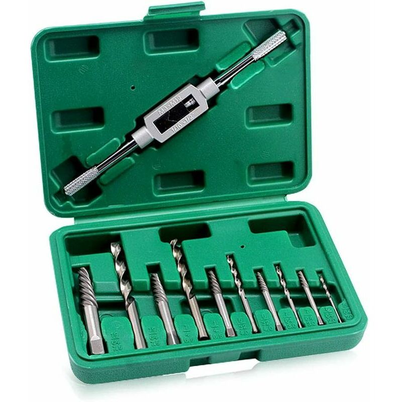 Kit d'outils de retrait d'écrou, séparateur de clé 8 x 17 x 3,5 cm avec  coupe en spirale inversée en acier allié, conique pour extracteur d'écrous