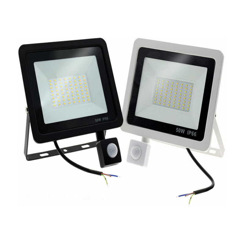 Blivrig 50W LED Lampe Exterieur Detecteur de Mouvement,Projecteur Spot LED  Extér
