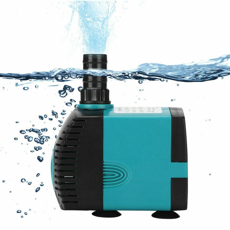 GABRIELLE Pompe à eau d'aquarium, 600 L/H 18W Mini pompe à eau