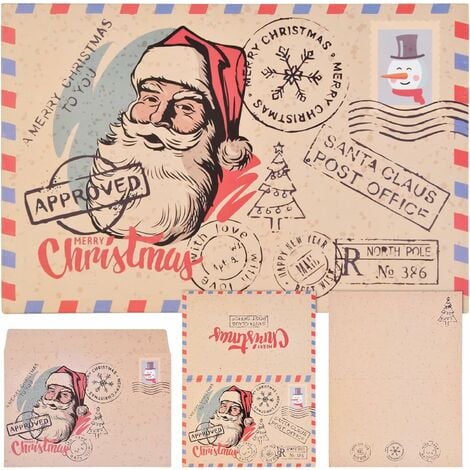 GABRIELLE Noël Cartes de Vœux et Enveloppes, 16 Cartes de Noël +