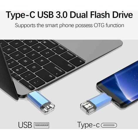 Xiaomi-Clé USB 3.0 Type-C,Disque U,2 To,Haute Vitesse,Téléphone