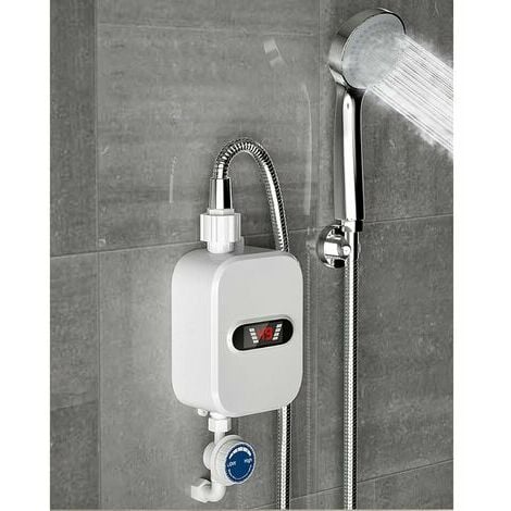 Chauffe-eau instantané 3000w chauffage rapide Mini taille Douche de salle  de bain Chauffe-eau pour la maison
