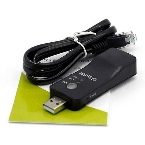 GABRIELLE Adaptateur LAN sans fil Smart Tv pour câble Ethernet Wifi USB  Dongle Rj-45