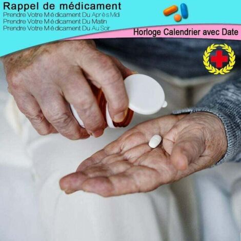 Horloge Numérique 8 Pouces Avec Date – Parfaite Pour Seniors Et Mémoire !