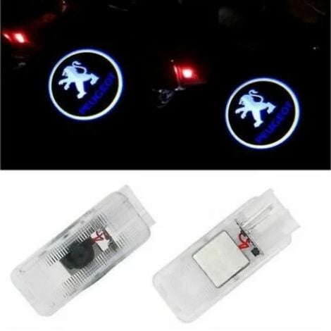 2 PCS LED Porte de voiture Bienvenue Logo Marque de voiture 3D