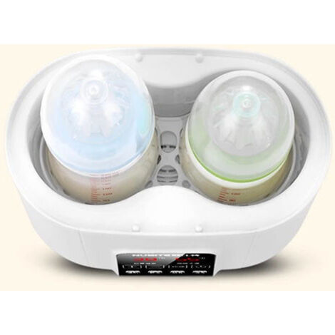 Chauffe-biberon Portable 8 En 1 - Minuterie Et Arrêt Automatique - Chauffe, Décongèle, Stérilise - Blanc