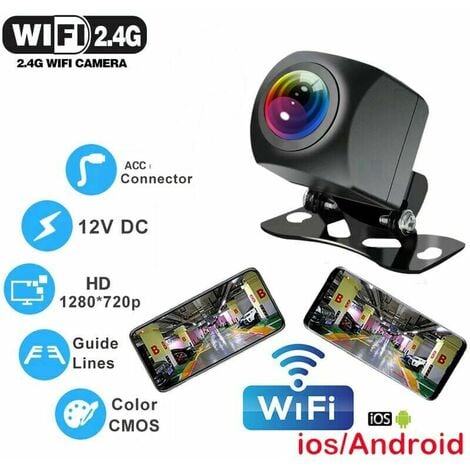 Caméra de recul sans fil HD WIFI Caméra de recul pour voiture, véhicules,  caméra de recul