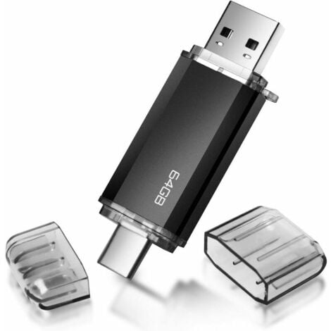Clé USB C / USB 3.0 128 Go, Otg Clé USB, 2-en-1 Double clé USB Type Memory  Stick Cadeau C