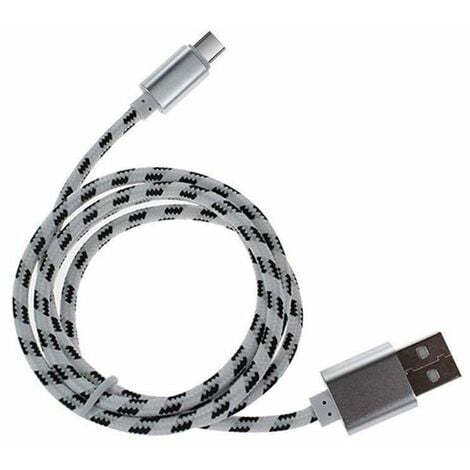 Chargeur Allume-cigare 2A et Câble USB Type C 1.2m Charge Rapide