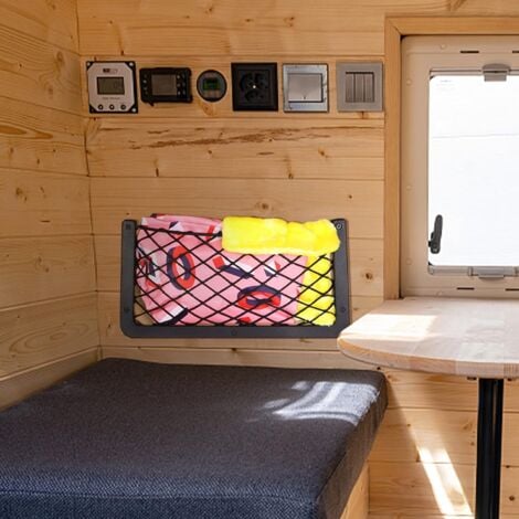 Filet Rangement pour Camping Car 4 PCS, Organizer Coffre Voiture