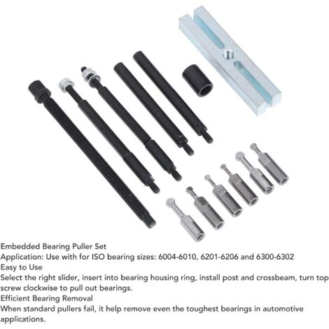 1 ensemble d'outils de démontage de roulements intégrés, outil de démontage  spécial, petit kit d