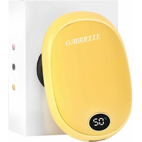 GABRIELLE Chauffe-Mains Rechargeable 20000 mAh Power Bank USB