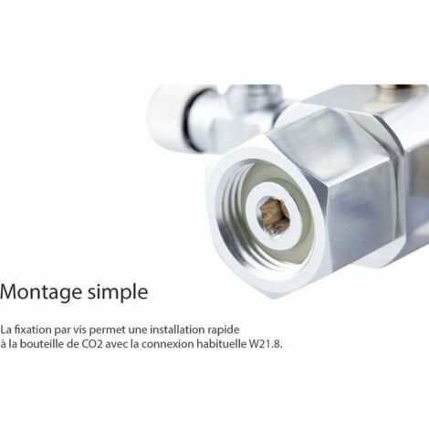 Régulateur De Pression CO2 G5/8 - Pour Soudage, Coupage - Pression 0-1 MPa & 0-25 MPa - 3