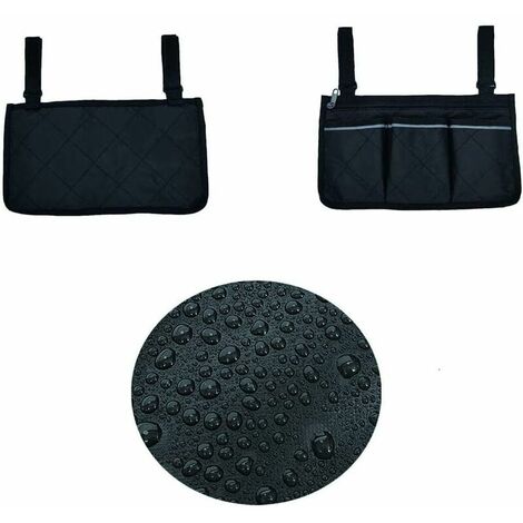 Cabilock Extensions D'Accoudoirs Pour Poussette - Poignées Surélevées Réglables, Confort Optimal Pour Parents, Noir Plastique Robuste