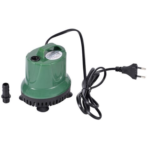 15W 600L / H Pompe à eau submersible avec buse Mini pompe de fontaine avec  cordon d