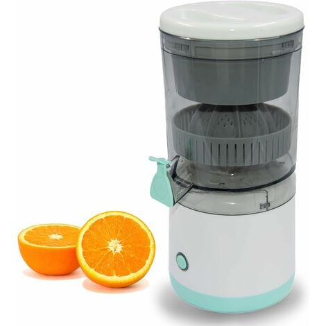 Appareil à double presse-agrumes électrique jus d'orange facile blanc gris  jaune ! - Presse-agrumes - Achat & prix