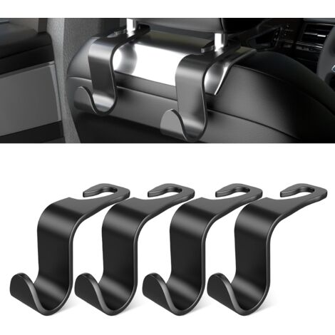 Lot De 4 Crochets Créatifs Pour Dossier De Siège De Voiture, Crochets