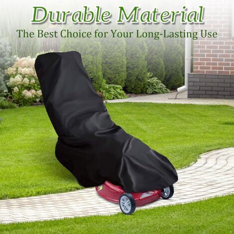 Housse Pour Tondeuse Autoportée – Imperméable 600D, Taille 195x66x108 Cm – Protection Vent, UV, Poussière – Avec Sac - 11