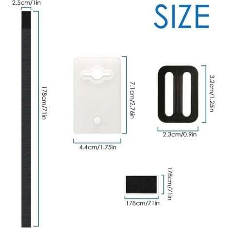 Sangles De Fixation Universelles Pour Enrouleurs De Piscine 8 Pieces 18 M 92370558