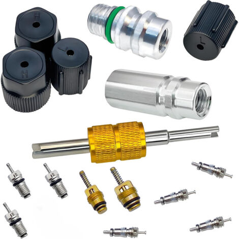 Kit De Noyau De Valve De Climatisation Bouchon Et Valve R134a Joint En kit-de-noyau-de-valve-de-climatisation-bouchon-et-valve-r134a-joint-en