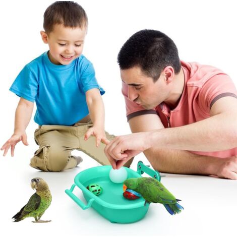 Bain Automatique Pour Oiseaux – Fontaine à USB, Bassin Spacieux, Perchoirs Rotatifs - 8