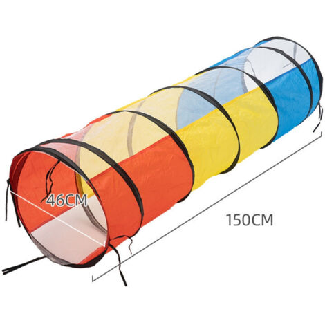 Tunnel Enfant - Tente De Jeux Exterieur Interieur Avec Côtés En Maille