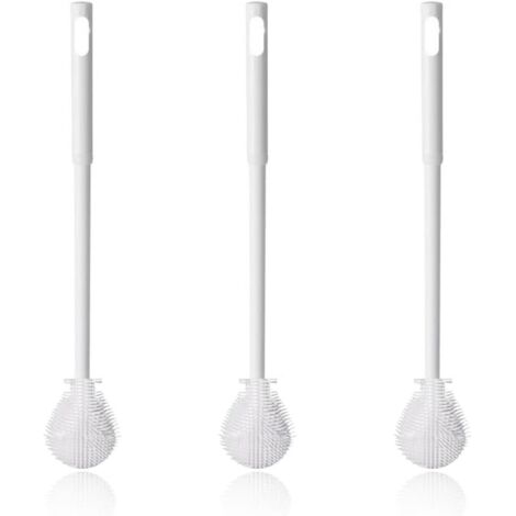 Lot De 3 Brosses à Biberons En Silicone 29 Cm - Pour Bouteilles Et Gourdes - Lavables Au Lave-Vaisselle