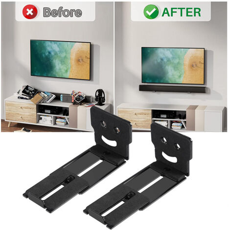 Support barre de son réglable, profondeur 86~155mm, 15kg max, MC-46 Maclean Support barre de son réglable, profondeur 86~155mm, 15kg max, MC-46 Maclean