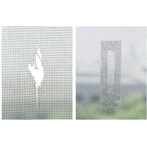 Kit de Réparation pour Rideau Anti-moustiques - 2 m (Noir)