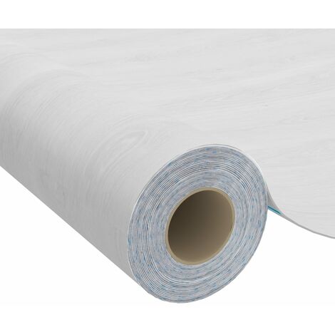 Láminas autoadhesivas puertas 2 uds PVC madera blanca 210x90cm