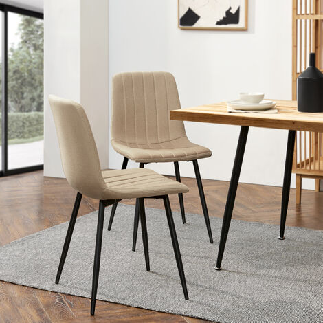 Pack de 4 sillas de comedor o cocina GOLF estructura de madera color  blanco, negro o madera milán natural - Centro Mueble Online