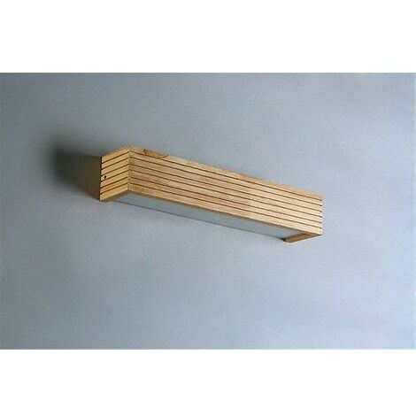 Applique murale moderne en chêne japonais Applique murale nordique en bois massif pour chambre à coucher-