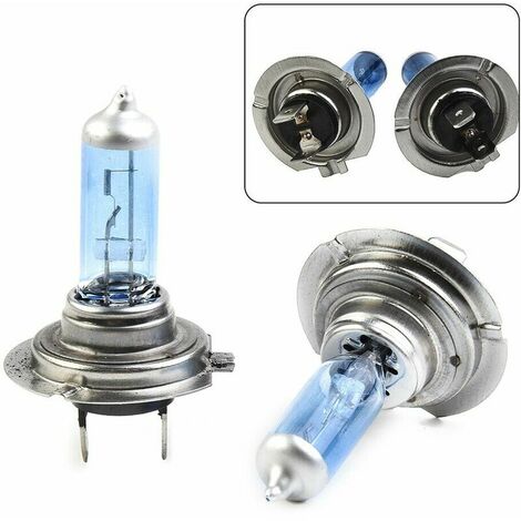 12V H7 100W Xenon Blanc 6000k Halogène Lampe frontale de voiture Globes  Ampoules 1 paire