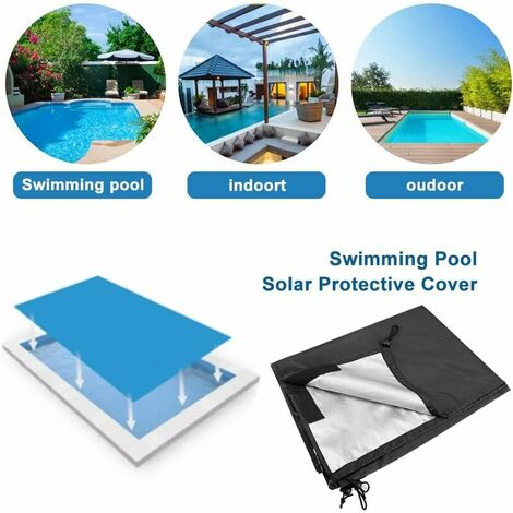 Couverture de protection solaire de piscine, couverture de bobine