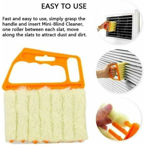 Kit 4 Outils Nettoyage Climatiseur - Peigne à Ailettes Et Broses - Pour Serpentins Et Condenseurs