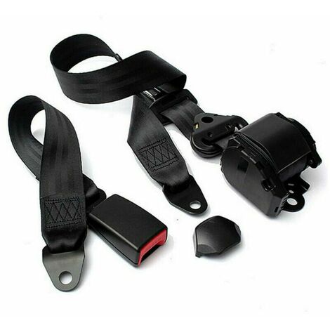 Ceinture de sécurité réglable 3 points ceinture de sécurité de voiture universelle automatique télescopique ceinture de sécurité de voiture pour Go Kart Club Golf chariot véhicule camion