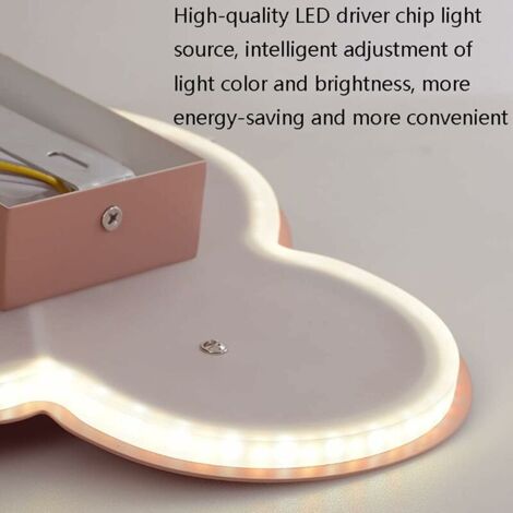 Applique murale - Pour intérieur - Moderne - Abat-jour en acrylique avec lampes LED intégrées - Pour chambre d'enfant - Éclairage – 6W Blanc