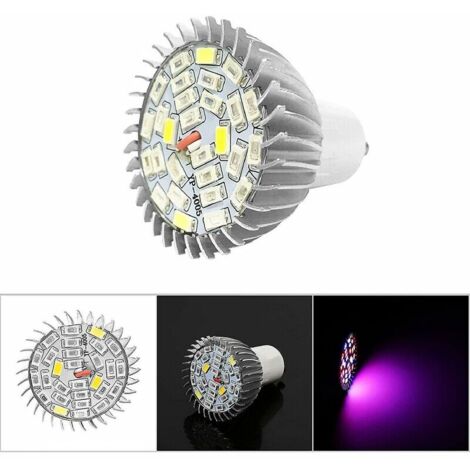 Plant poussent l'ampoule, 28 W Spectrum complet LED poussent la lumière pousse ampoule pour la plante de fleurs 85V-265V