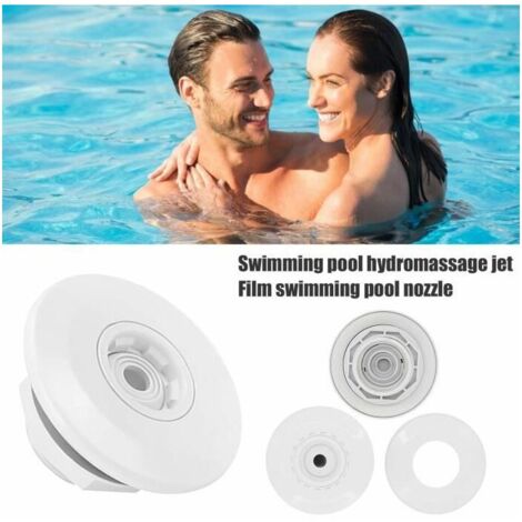 Buse De Massage Réglable Pour Piscine Et Spa - Filetage Mâle 5,1 Cm, Rotation 360°, En Plastique Résistant - 8